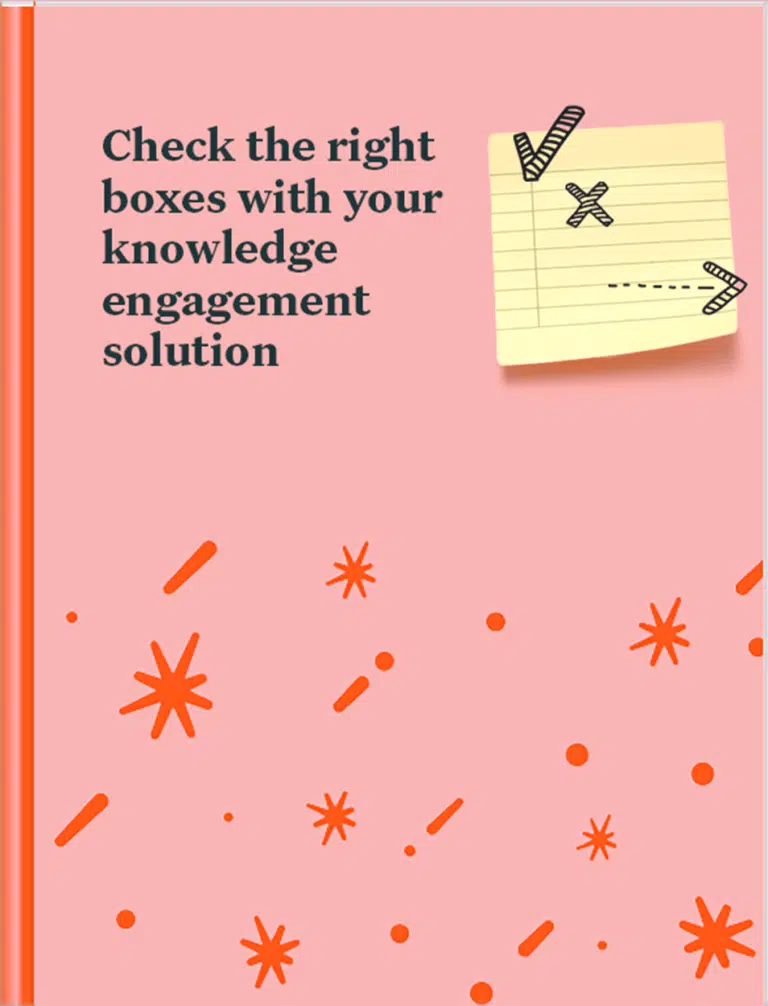 The Official Knowledge Engagement Platform Buying Checklist