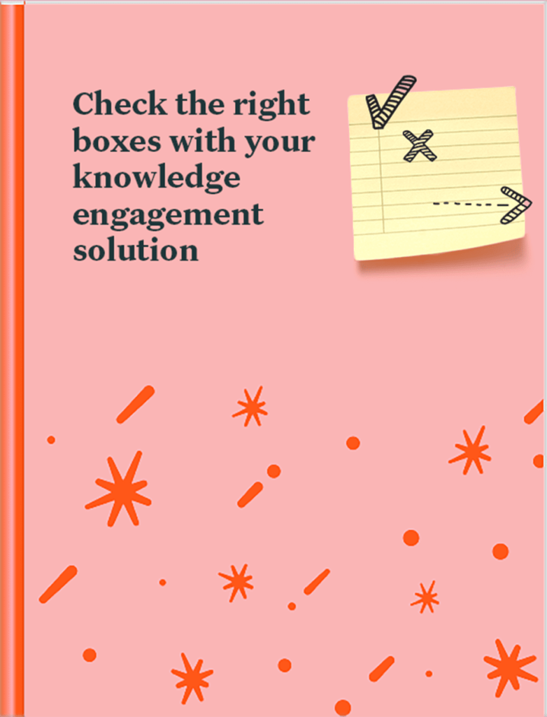 The Official Knowledge Engagement Platform Buying Checklist