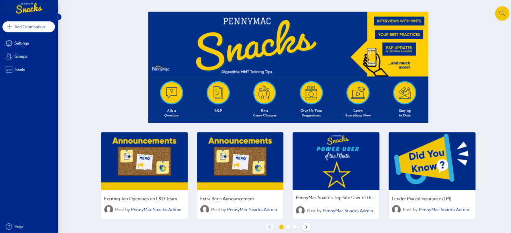 Introducing PennyMac Snacks for Searchable, Bite-Sized Content