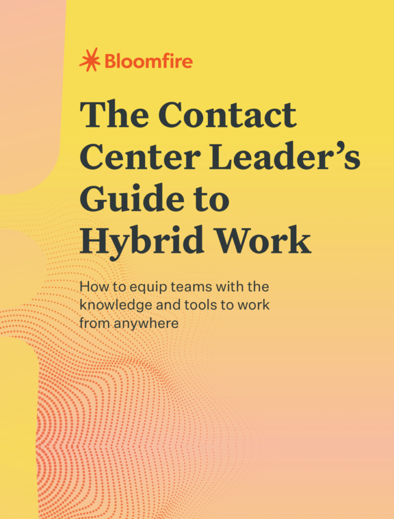 The Contact Center Leader’s Guide to Hybrid Work