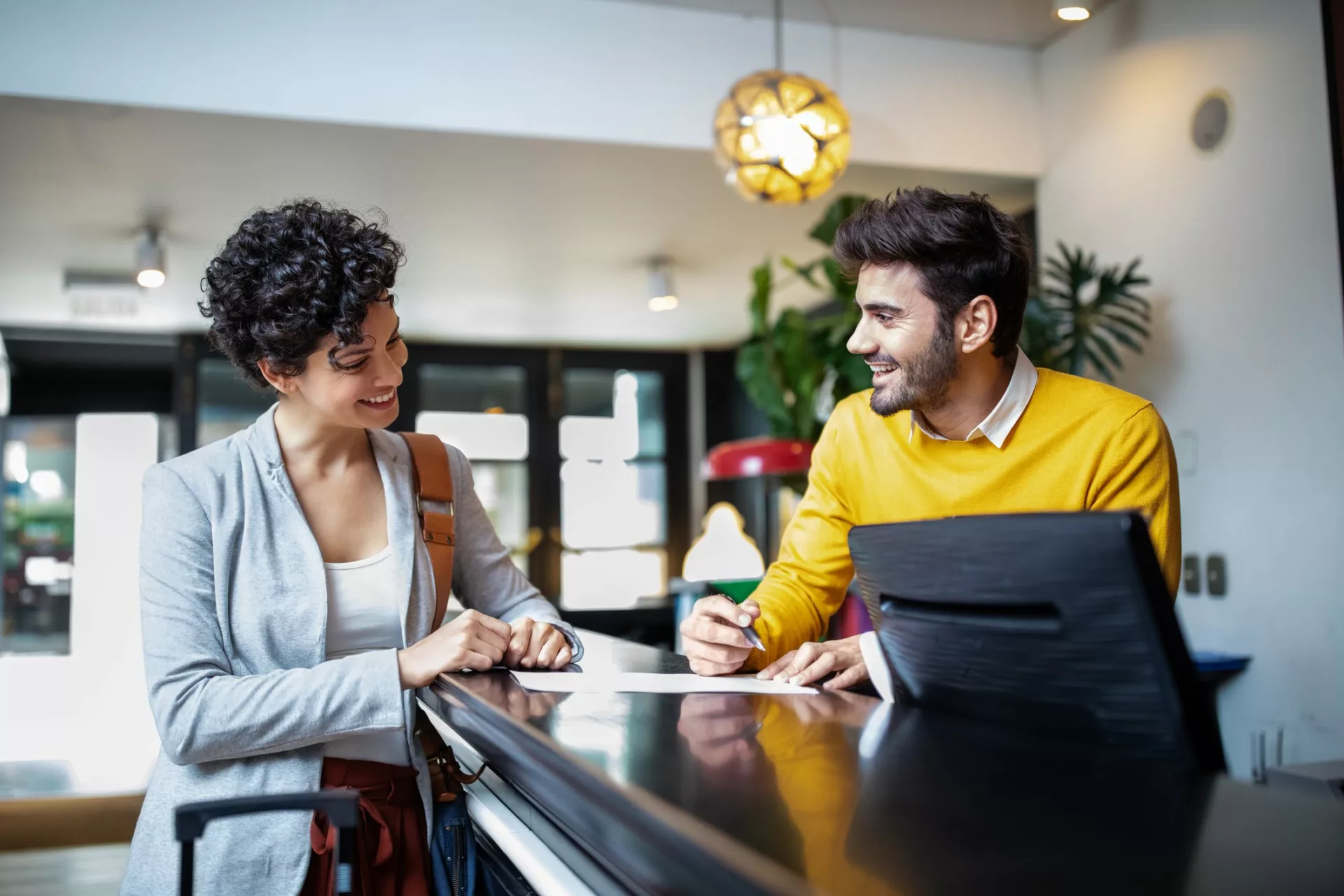 customer delight at easy hotel check-in process