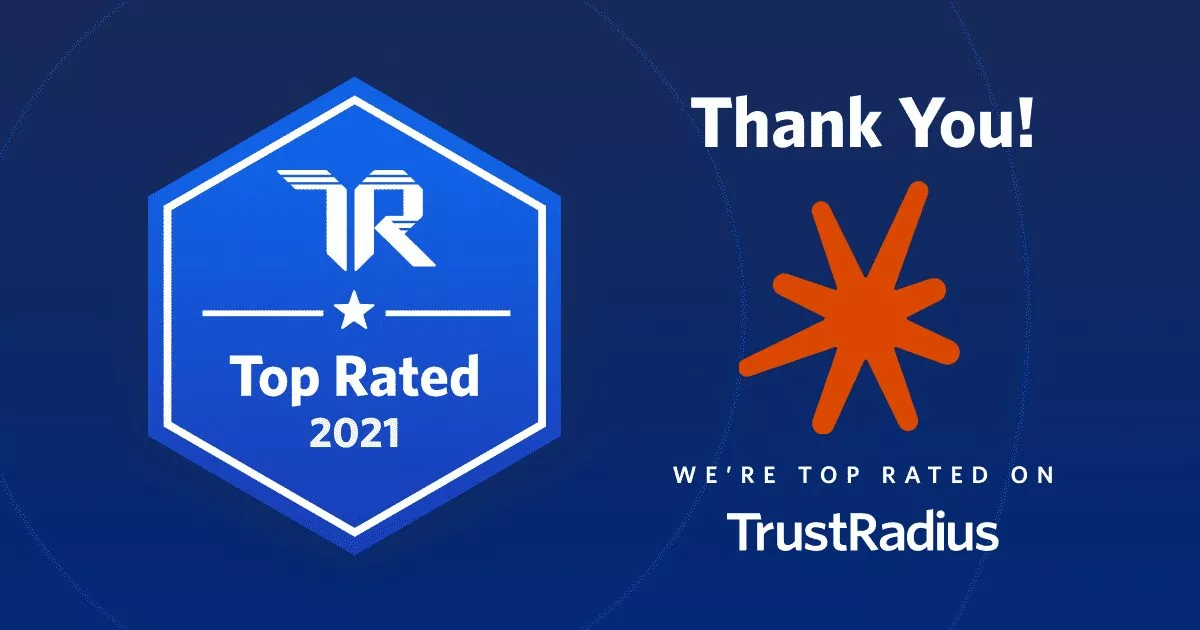 TrustRadius Top Rated Awards badge for Bloomfire