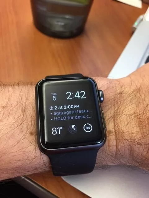 Chad's Apple Watch