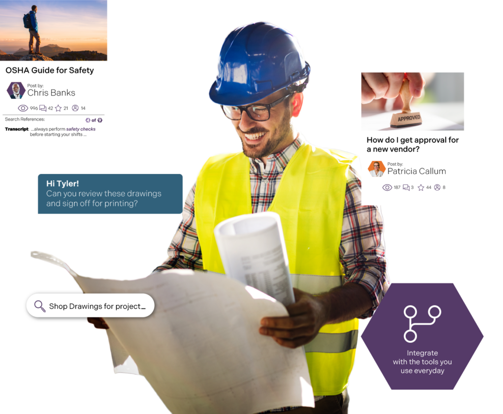 What is Construction Knowledge Management? Page highlighting how knowledge management in construction ensures efficiency and precision.