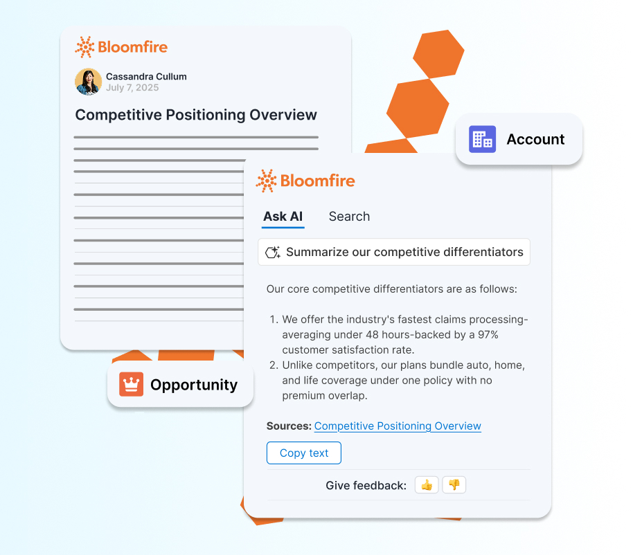 Bloomfire for Salesforce: Accelerate closed deals in sales cloud