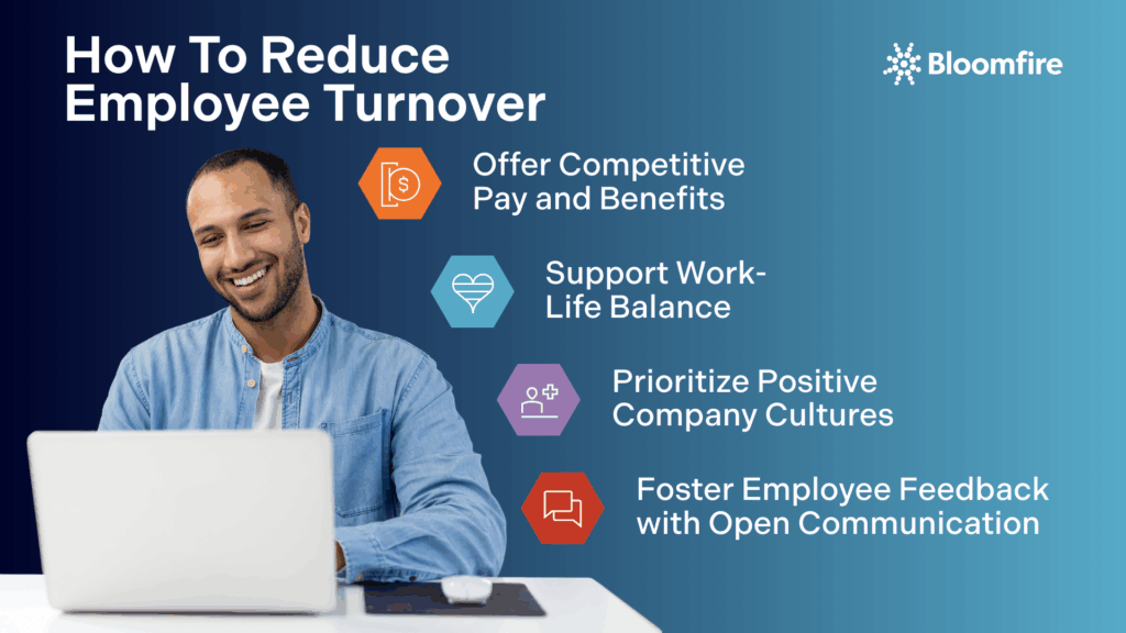 Steps on how to reduce employee turnover.