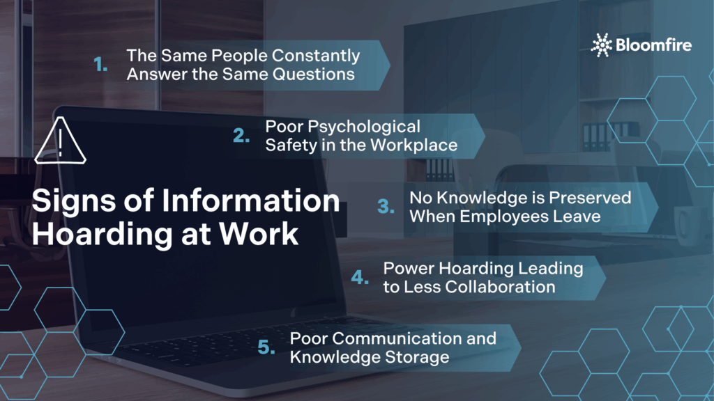 Five Signs of Information Hoarding at Work