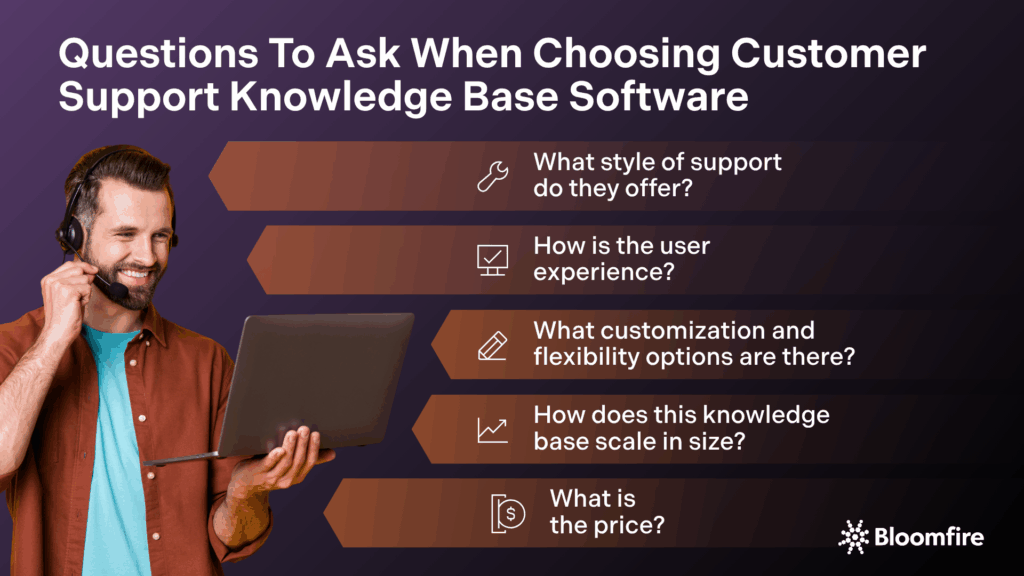 Questions to ask when choosing customer support knowledge base software