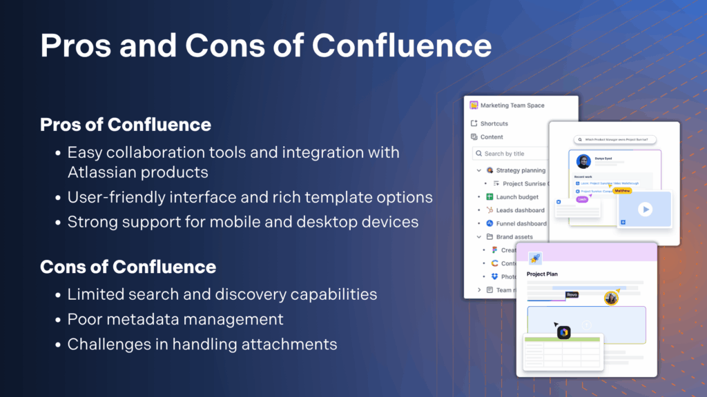 Pros and Cons of Confluence