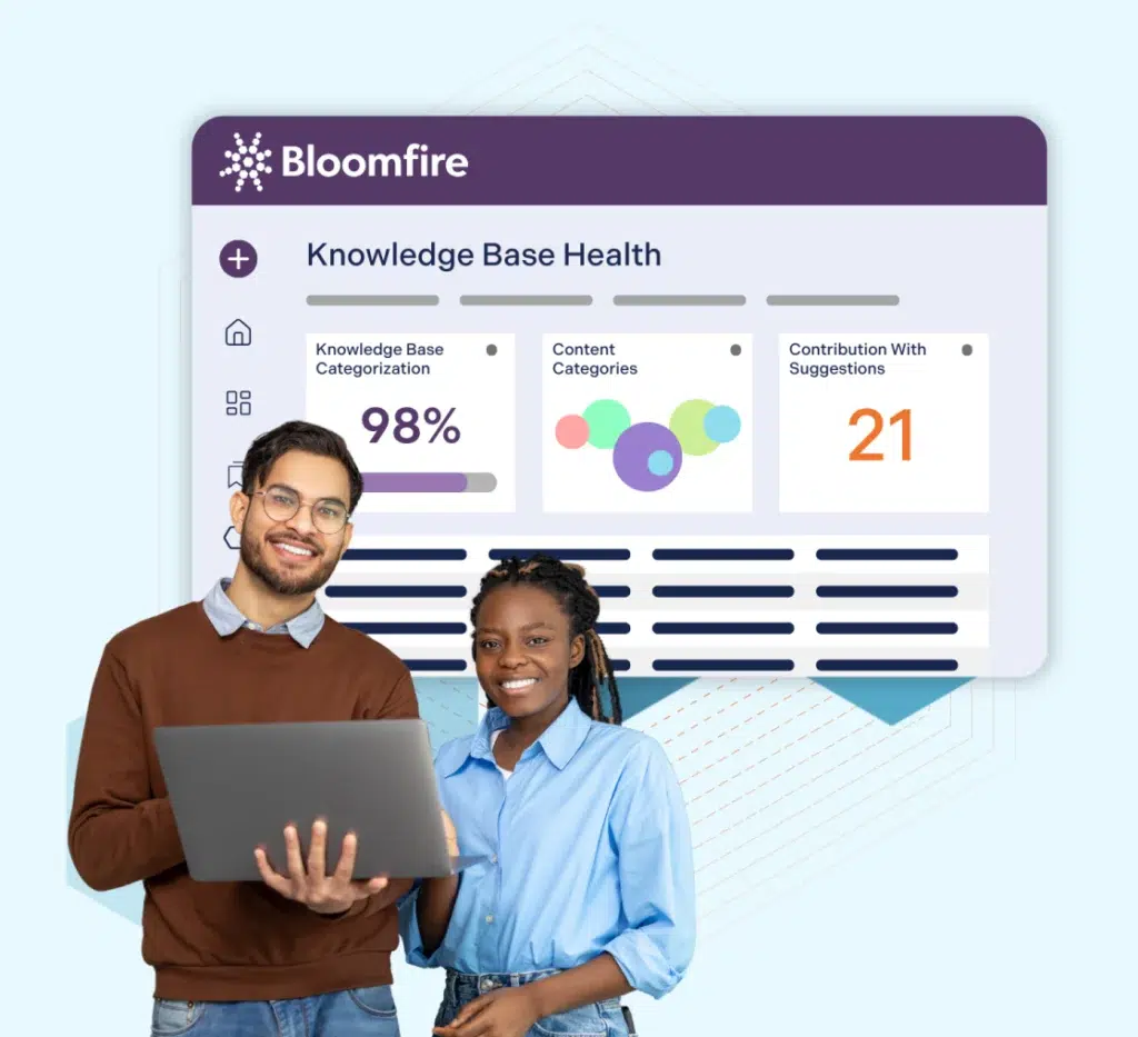 Bloomfire's Self Healing Knowledge Base can Detect Knowledge Issues Early