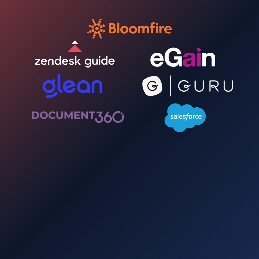 The best customer service knowledge management systems